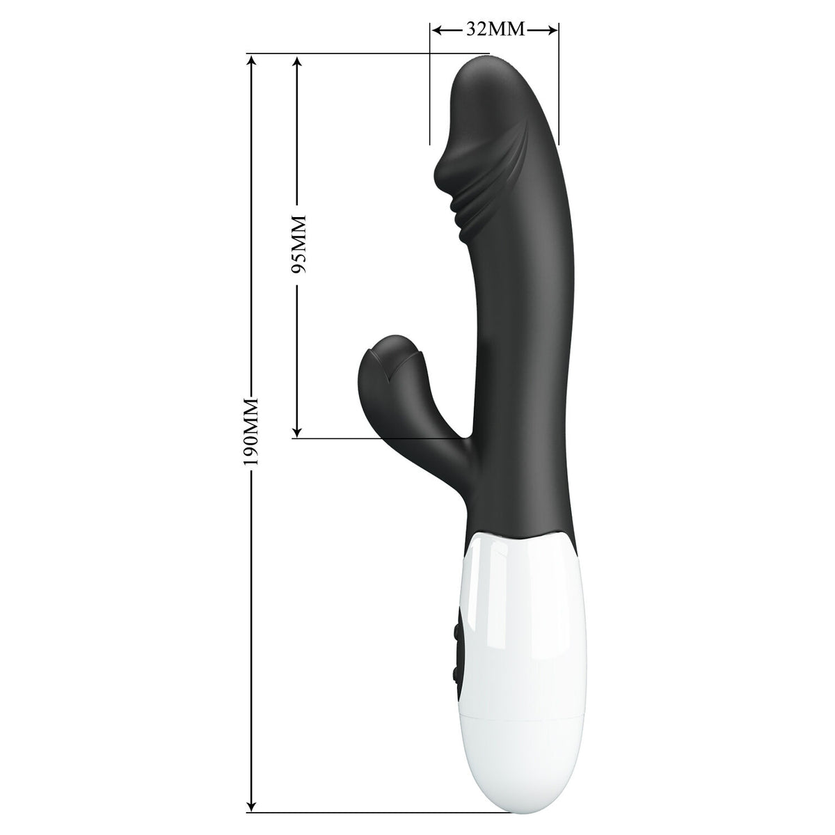 "SNAPPY" Black Vibrator