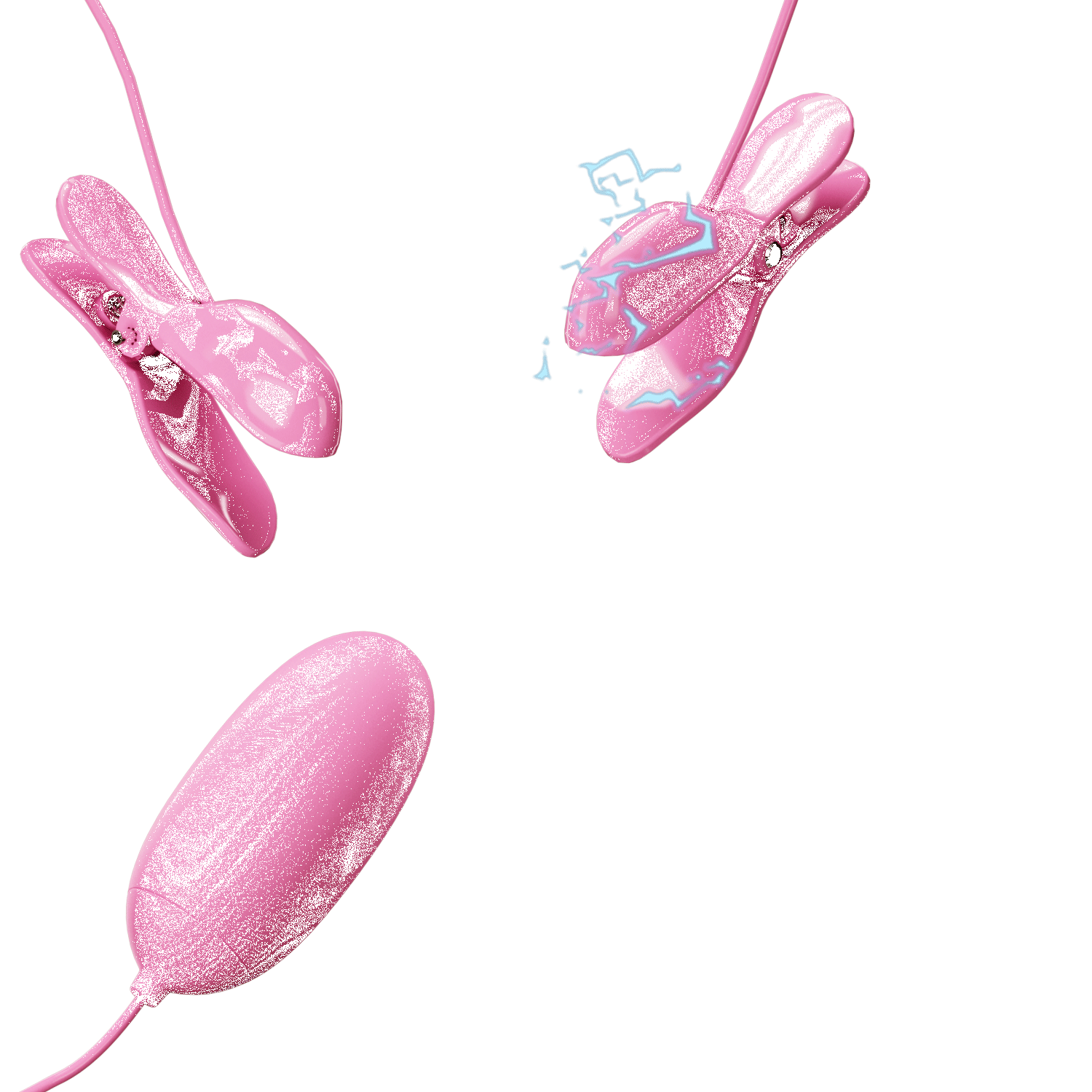 ELECTRIC SHOCK AND VIBRO BULLET NIPPLE CLAMP