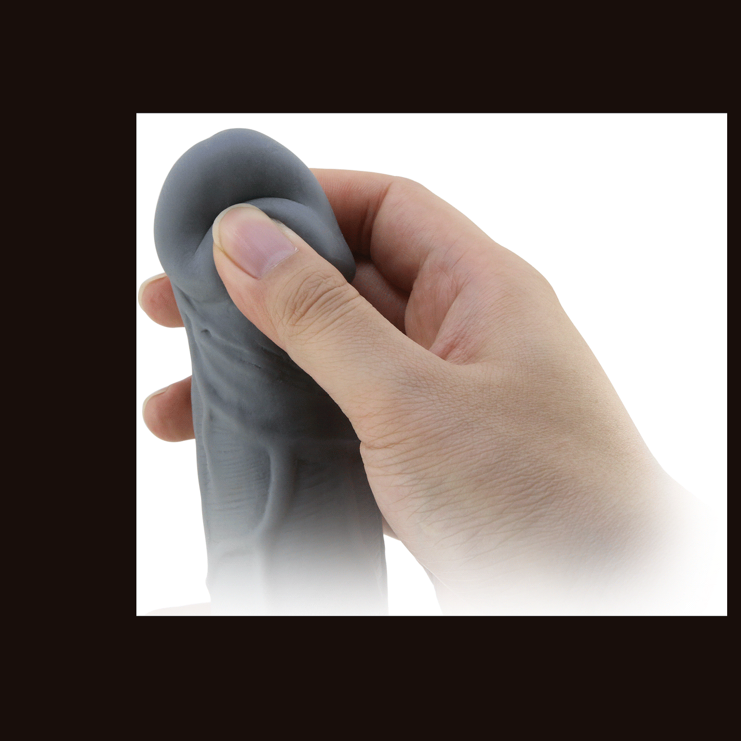 REALISTIC PENIS SLEEVE - BLACK