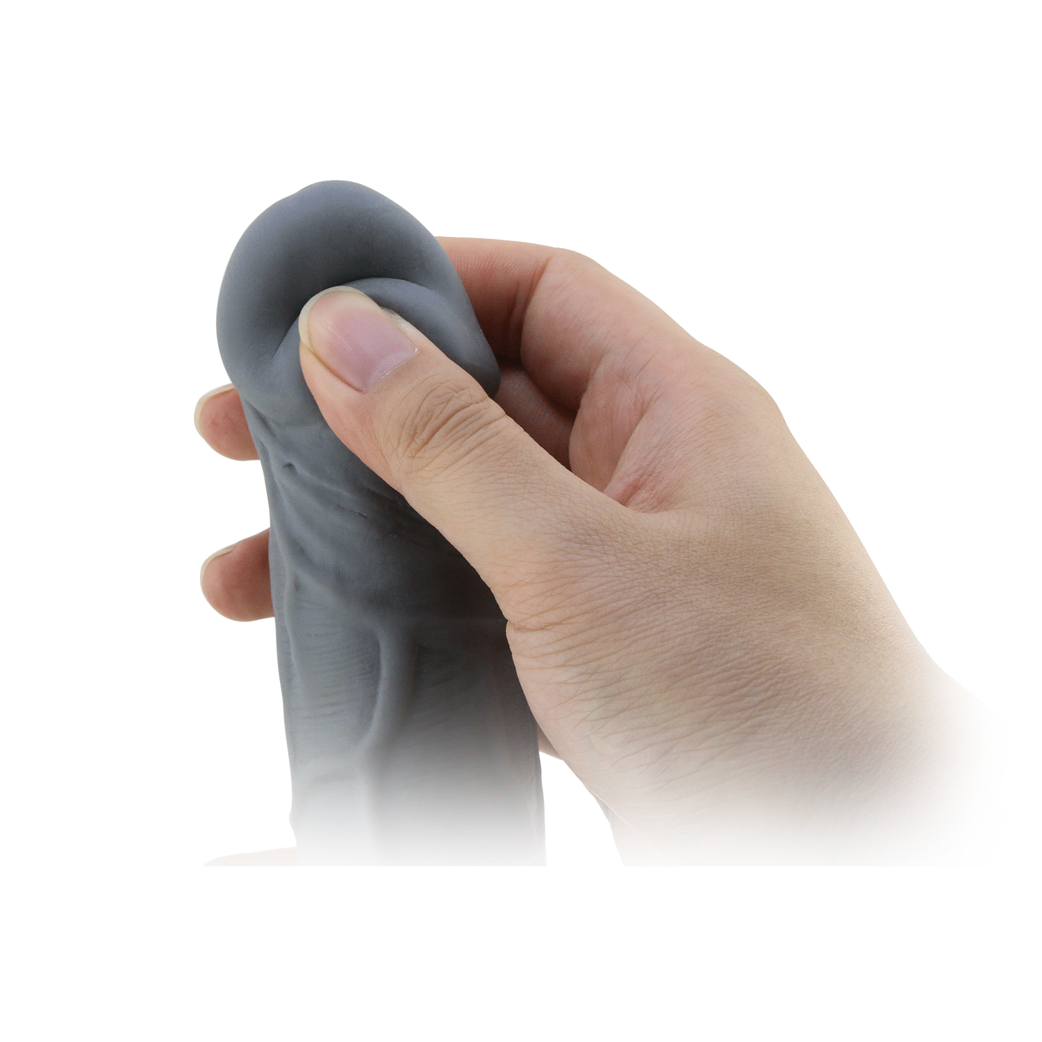 REALISTIC PENIS SLEEVE - BLACK