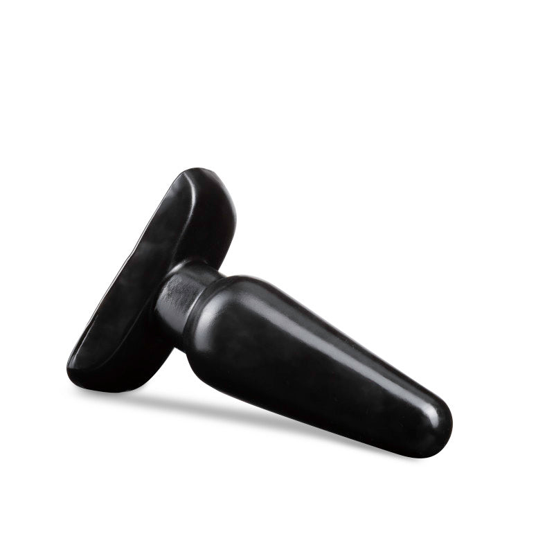 Anal Adventures Basic Anal Plug - Medium - Black 12 cm Butt Plug