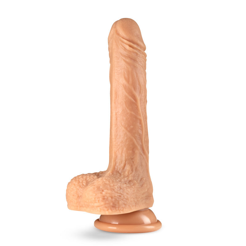 Dr. Skin Silicone Dr. Grey - Flesh - Flesh 19.7 cm (7.75'') USB Rechargeable Thrusting Dong