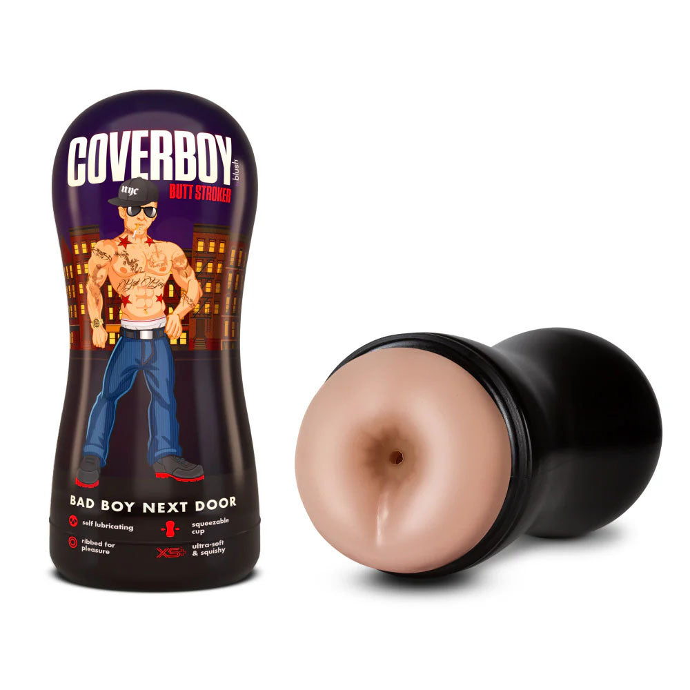 Coverboy Bad Boy Next Door - Flesh Male Ass Stroker