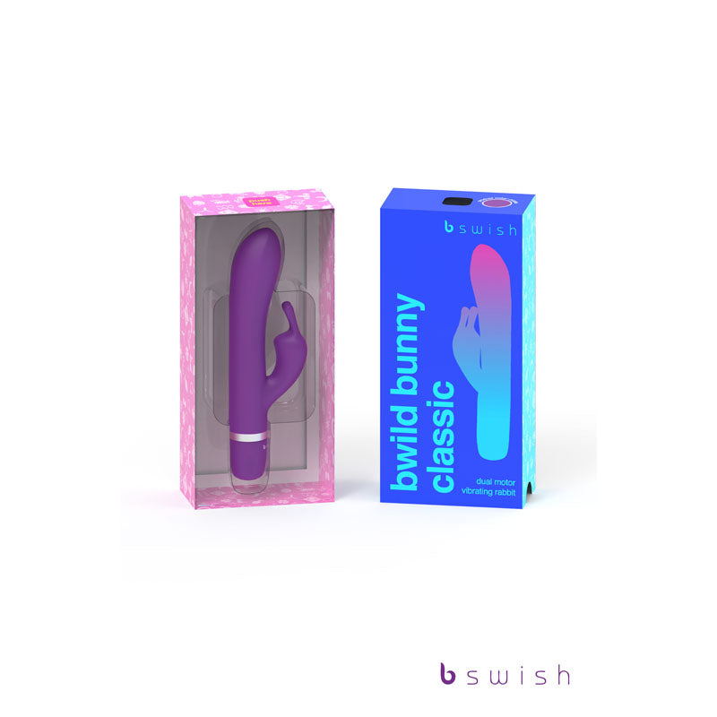 Bwild Classic Bunny - Purple - Purple 15.2 cm (6'') Rabbit Vibrator