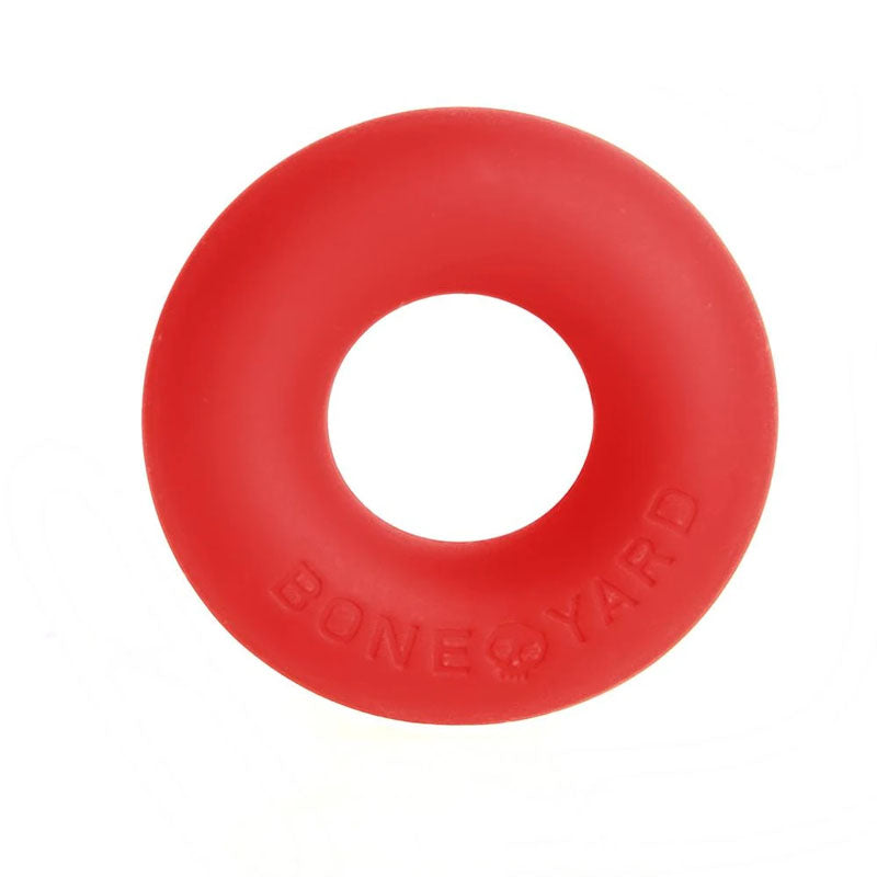 Boneyard Ultimate Silicone Cock Ring Red - Red 50mm Cock Ring