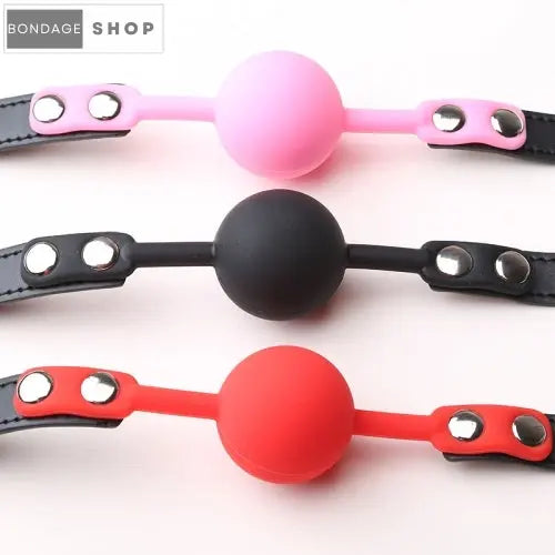 Budget Silicone Ball Gag Bondage Shop