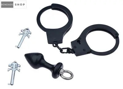 Cuffs with Butt Plug Set Bondage Shop