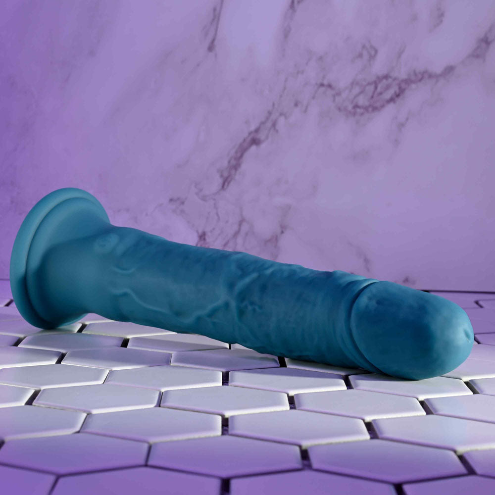 Evolved TSUNAMI - Blue 18.4 cm USB Rechargeable Vibrating Dong with Remote Control