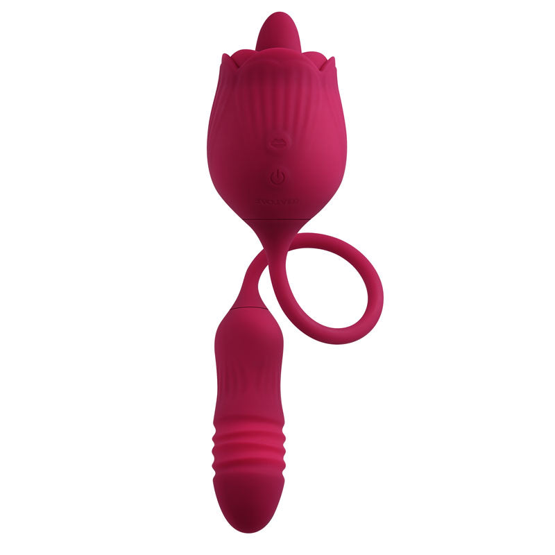 Evolved WILD ROSE - Red USB Rechargeable Flickering Stimulator