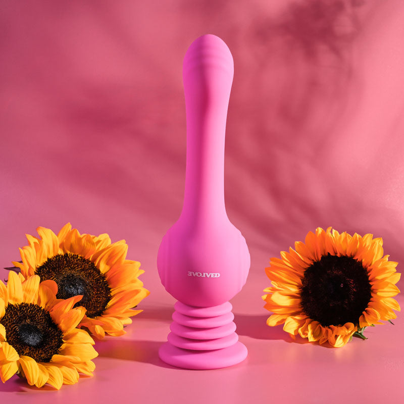 Evolved GYRO VIBE - Pink 24.8 cm USB Rechargeable Super Vibrator