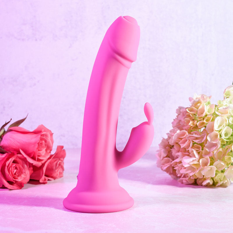 Evolved SOMEBUNNY TO LOVE - Pink 19.7 cm USB Rechargeable Rabbit Vibrator