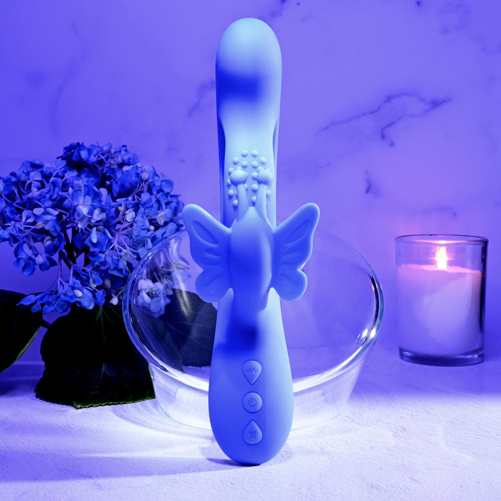 Evolved BUTTERFLY DREAMS - Purple 23.8 cm USB Rechargeable Butterfly Vibrator