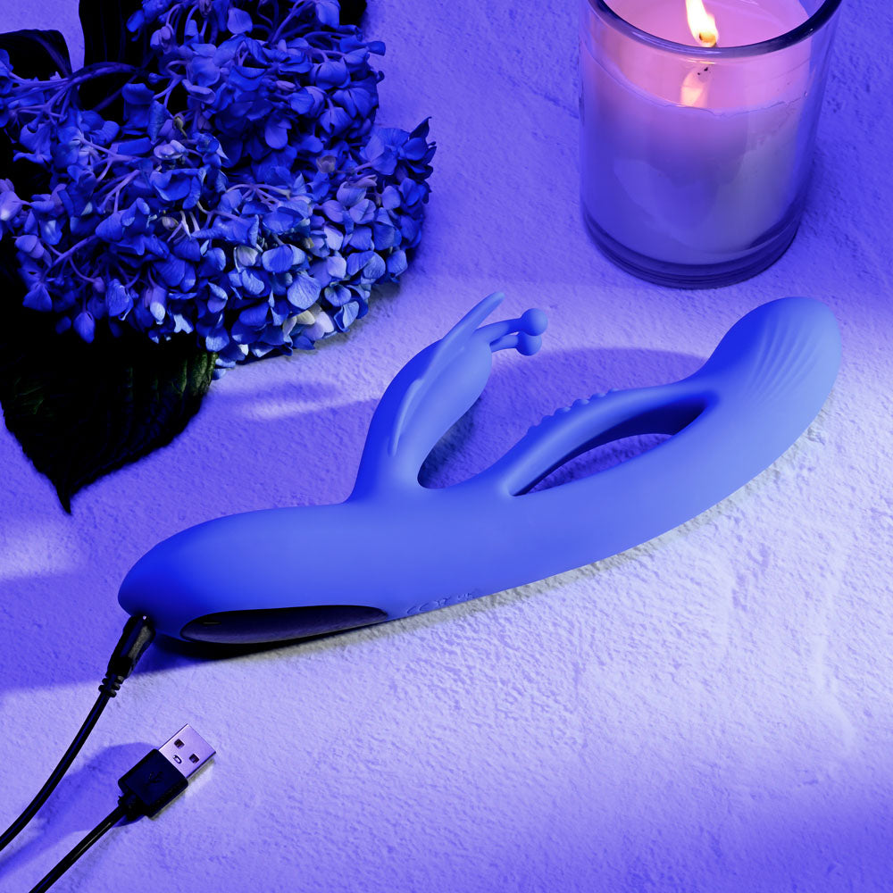 Evolved BUTTERFLY DREAMS - Purple 23.8 cm USB Rechargeable Butterfly Vibrator