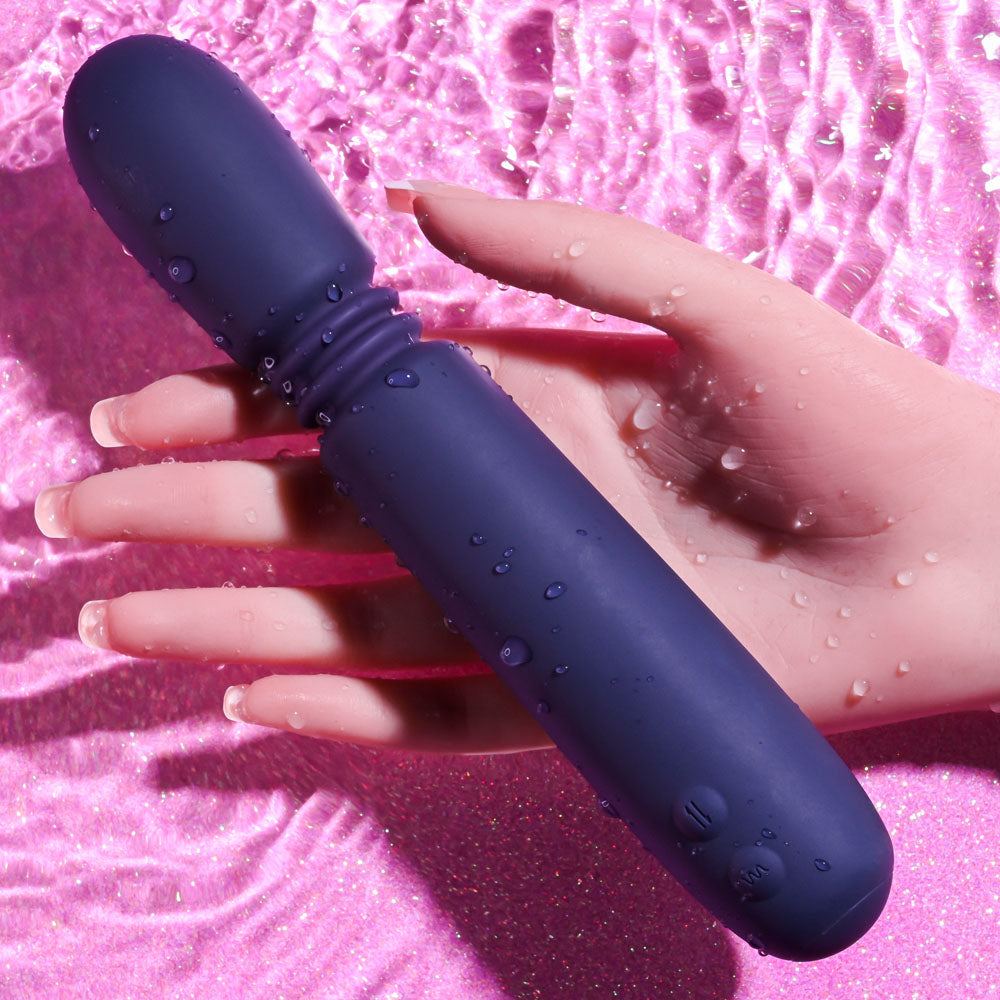 Evolved HANDY THRUSTER - Purple 20.3 cm USB Rechargeable Thrusting Vibrator