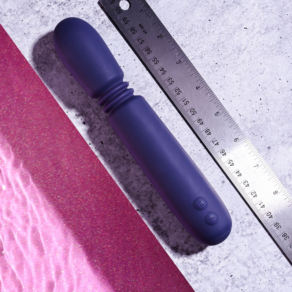 Evolved HANDY THRUSTER - Purple 20.3 cm USB Rechargeable Thrusting Vibrator