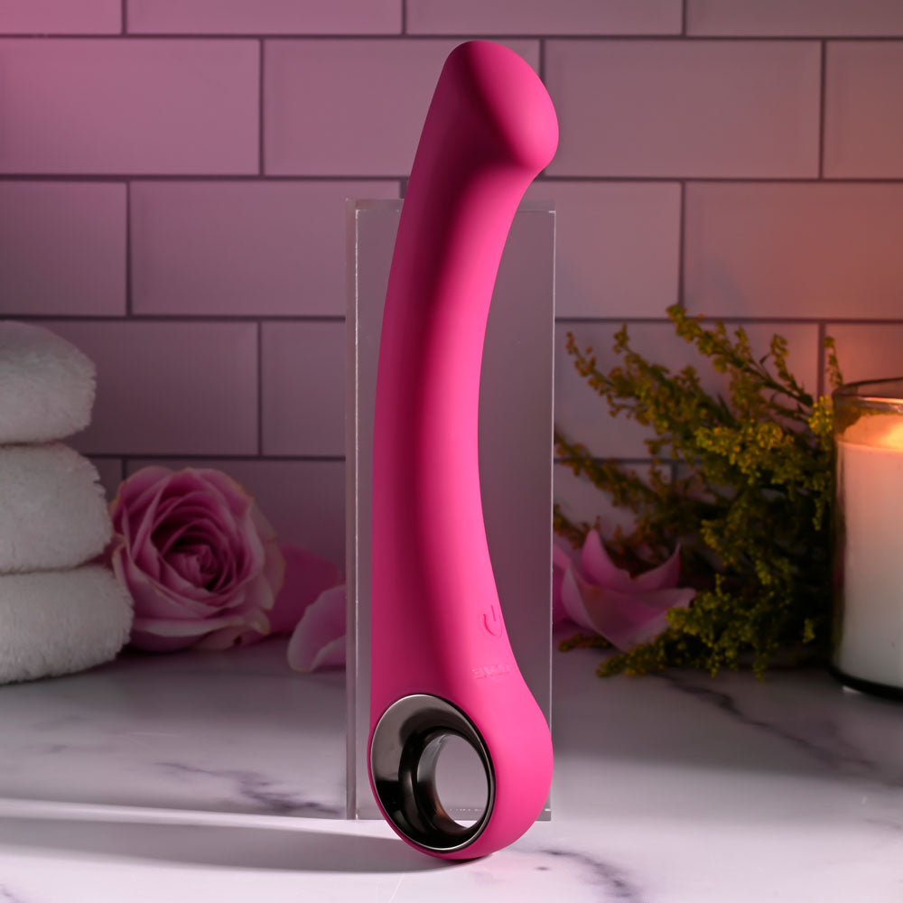 Evolved PLEASURE CURVE - Pink 19 cm USB Rechargeable Vibrator