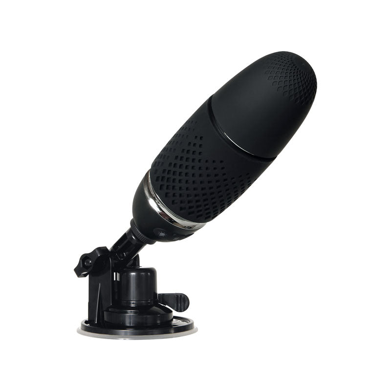 Evolved Thrust & Go - Black 15 cm USB Rechargeable Thrusting Vibrator with Interchangable Shafts