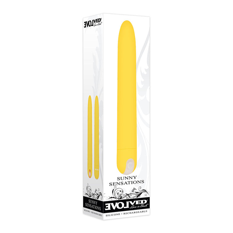 Evolved Sunny Sensations - Yellow 18.6 cm USB Rechargeable Vibrator