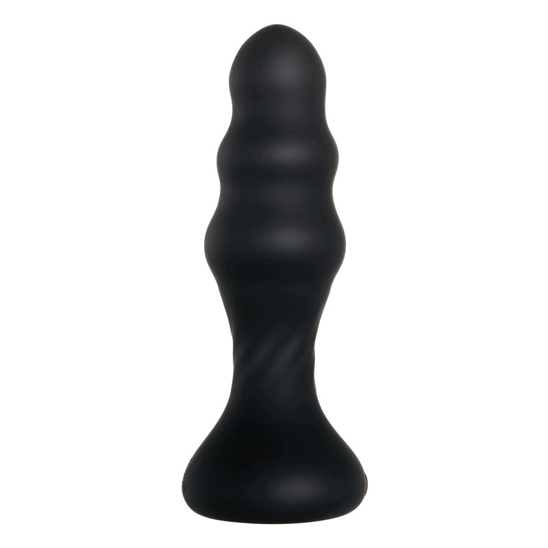 Evolved Backdoor Banger - Black 13.5 cm Thrusting Butt Plug with Wireless Remote