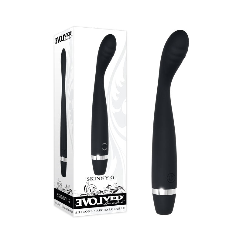 Evolved Skinny G - Black 17.8 cm USB Rechargeable Vibrator