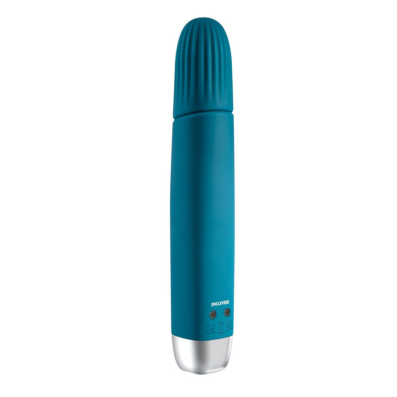 Evolved SUPER SLIM - Blue 19.7 cm USB Rechargeable Vibrator