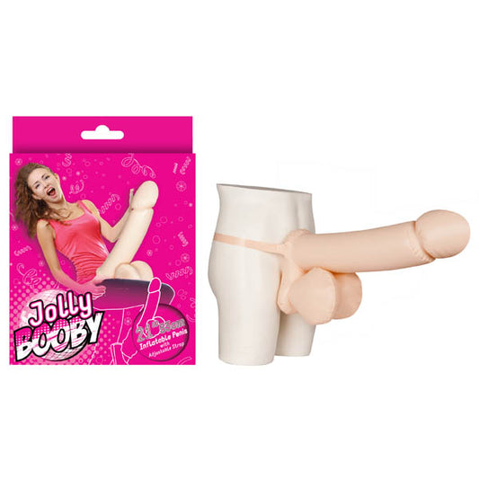 Jolly Booby - Inflatable Penis - Inflatable 53 cm Penis with Adjustable Strap