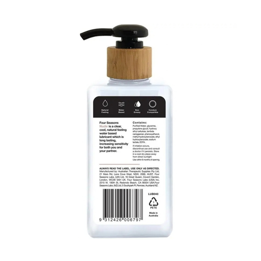 Four Seasons Nude Water Based Lube 200ml