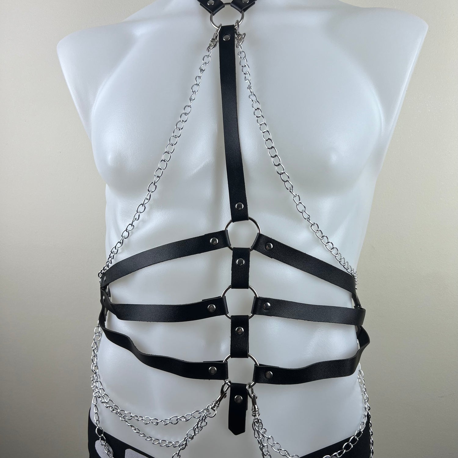 Waspie Chain Harness - Bondage Shop
