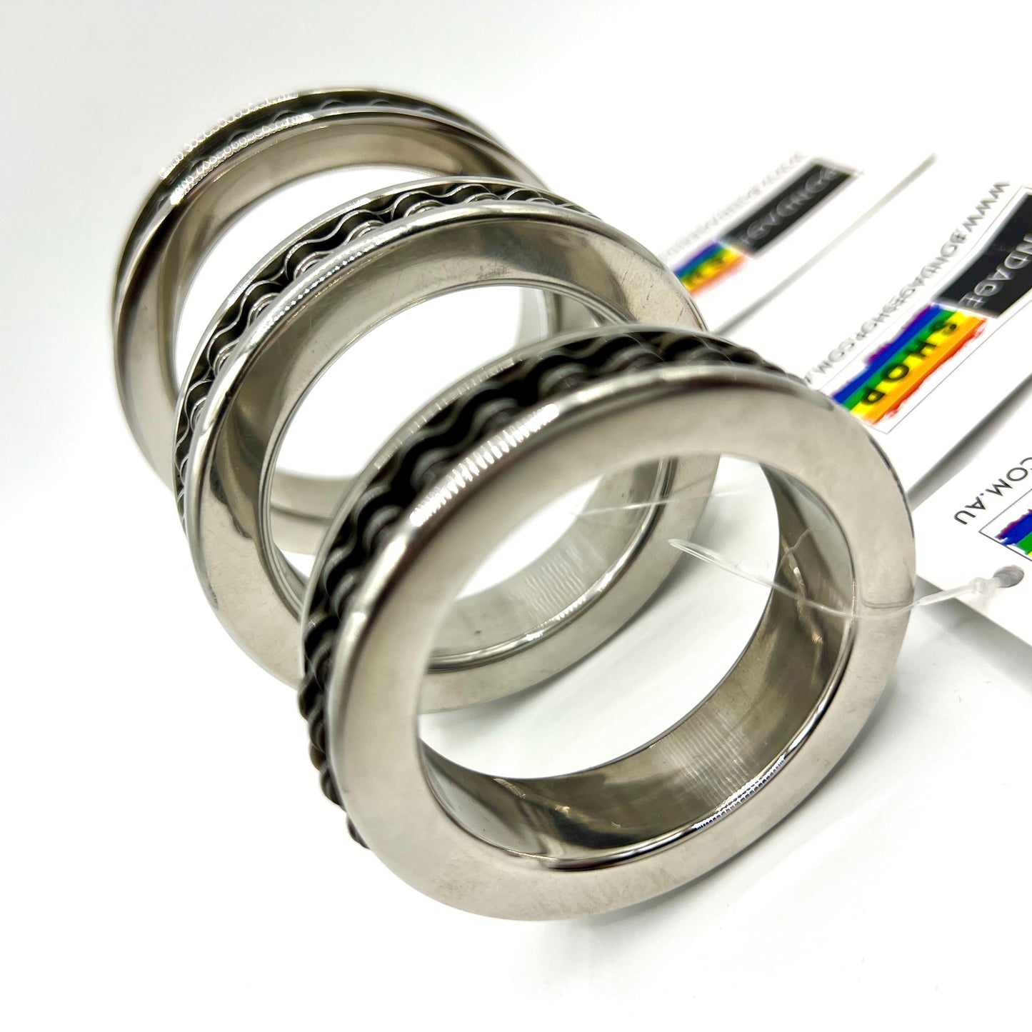 FIDGET SPINNER STAINLESS STEEL COCKRING