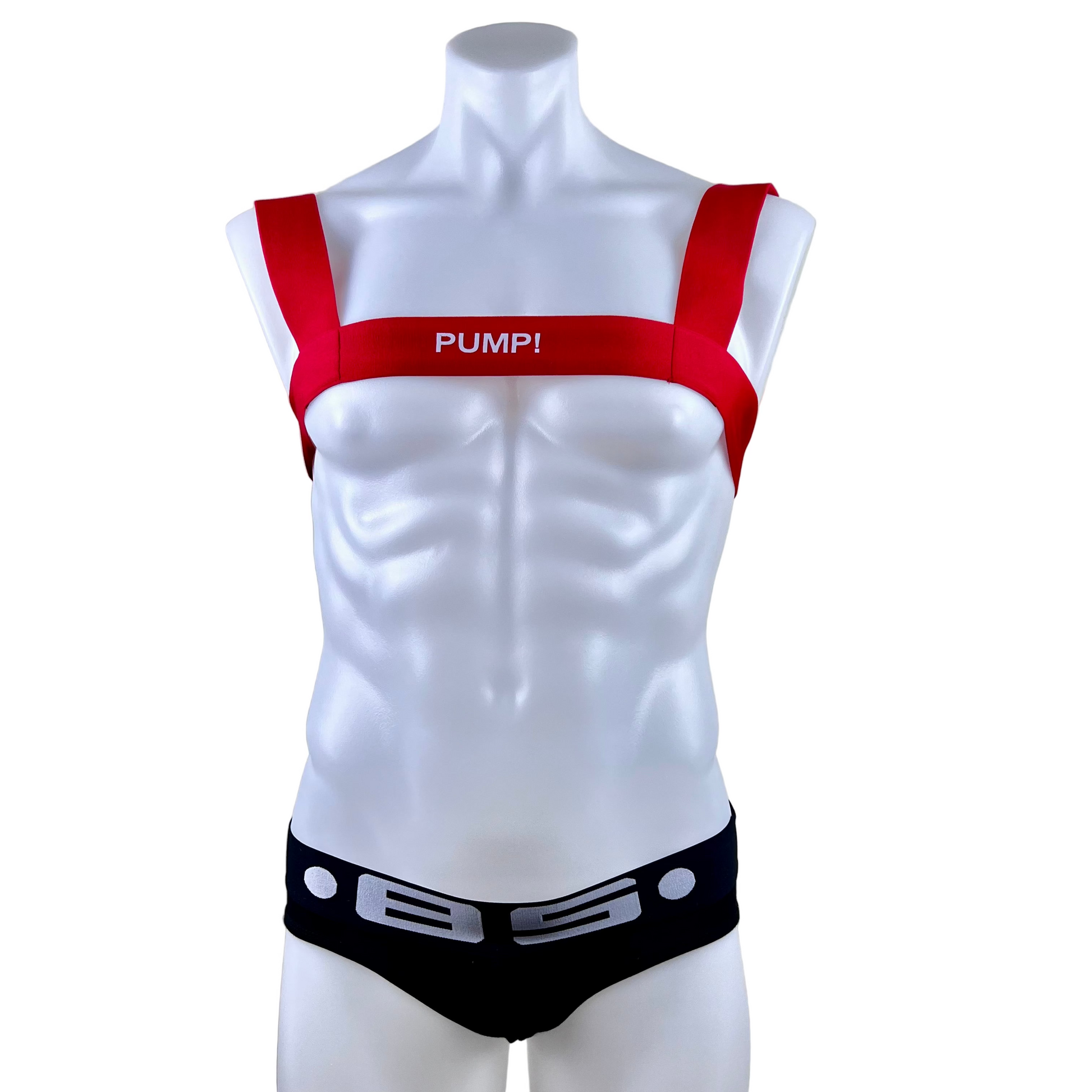 Pump Elastic Bulldog Harness - Bondage Shop