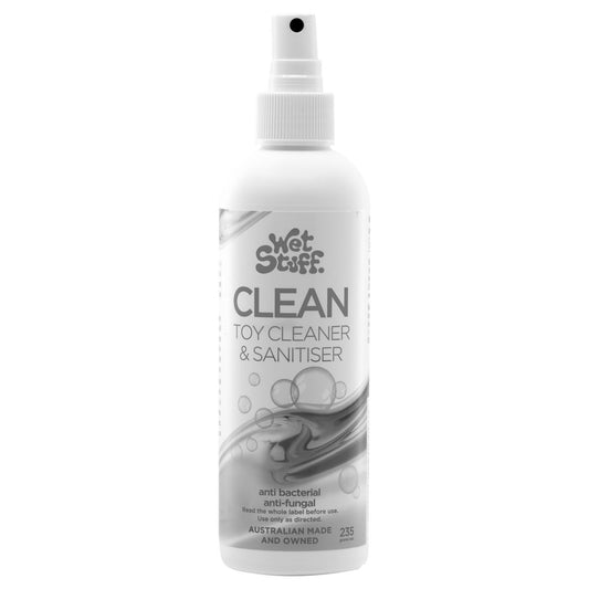 Wet Stuff Clean - 235g - Toy Cleaner - 235 gram Spray Bottle