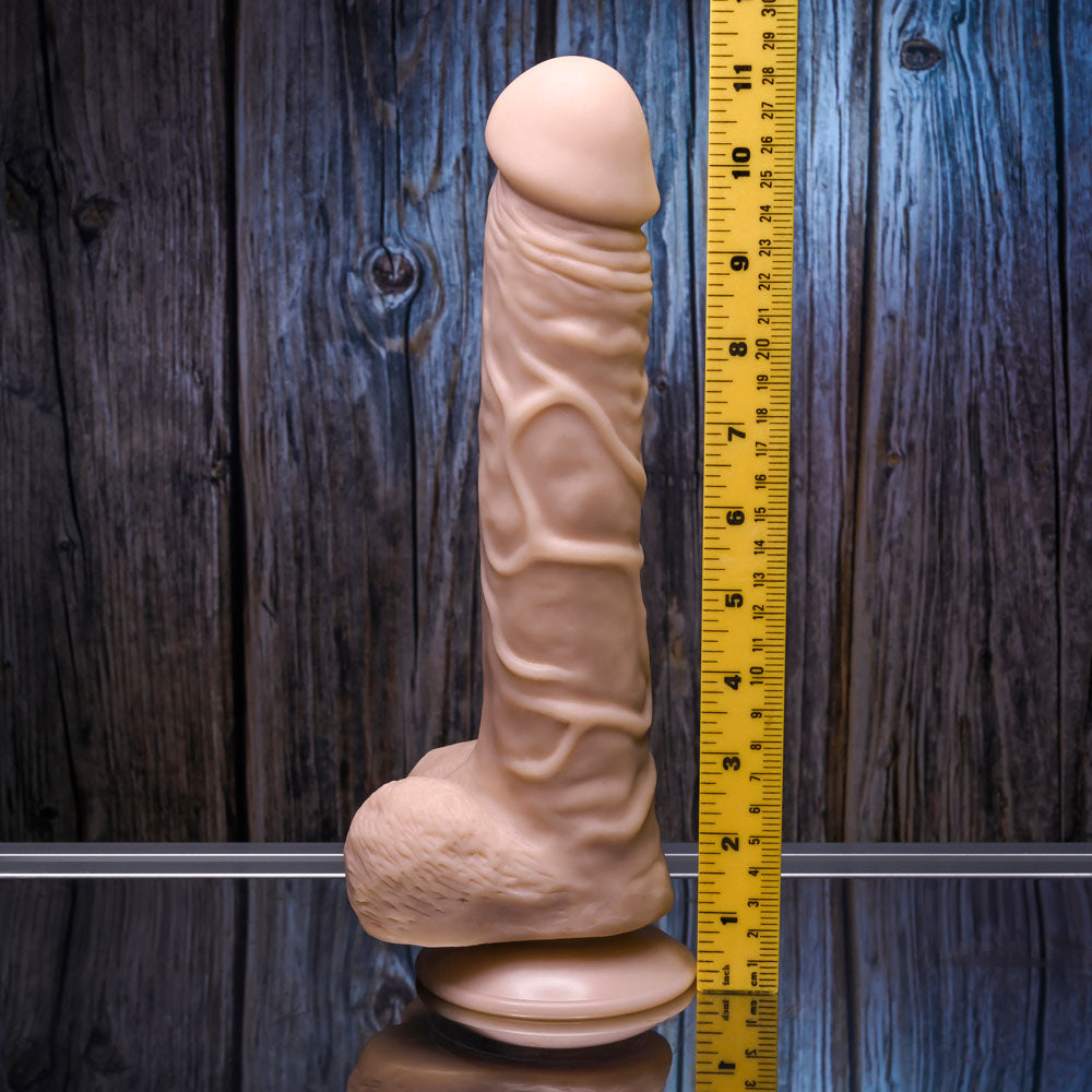 Gender X 10'' FLEXSKIN POSEABLE TRUE FEEL - Light - Flesh 29.2 cm Poseable Dong