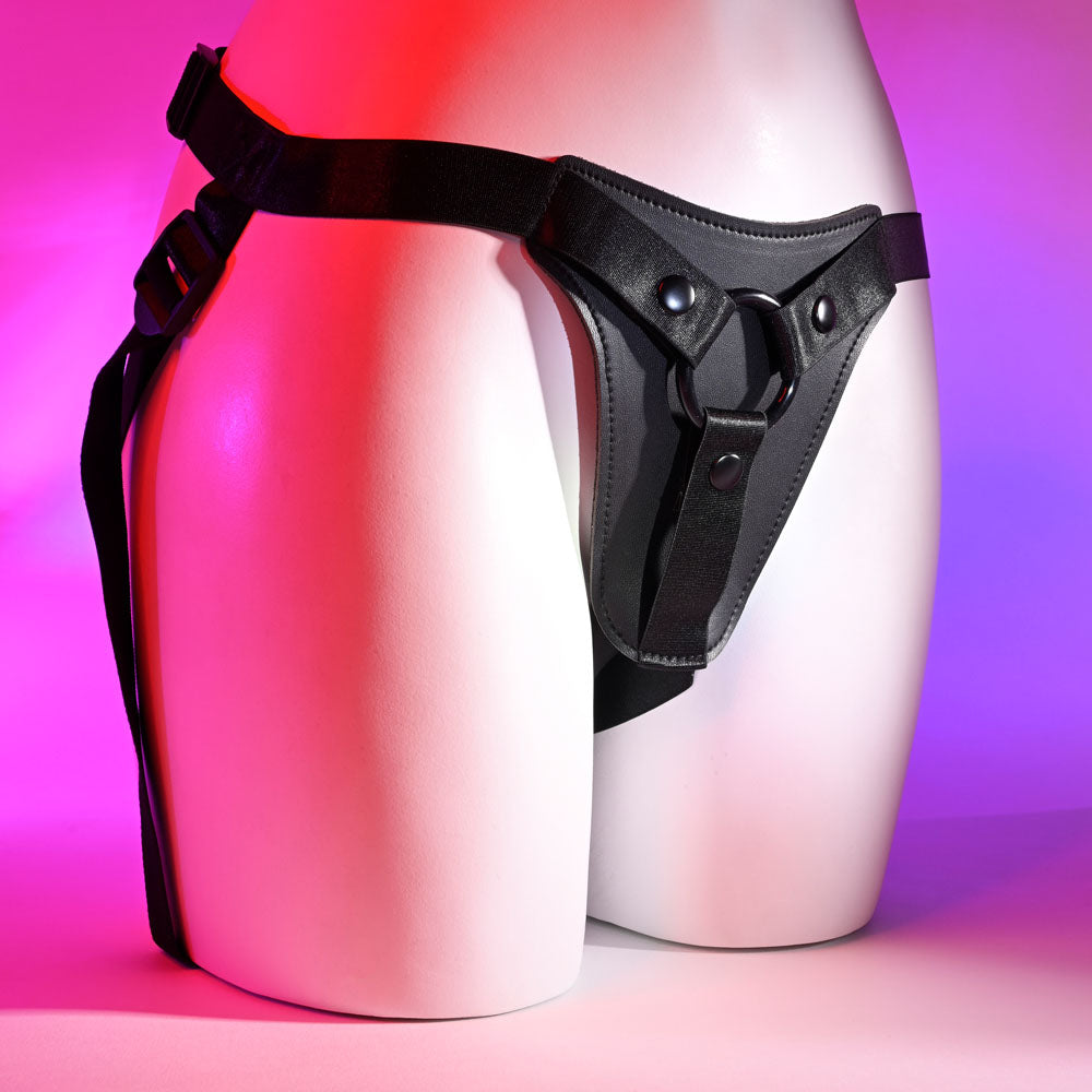 Gender X PLEASURE HARNESS - Black Adjustable Harness (No Probe Included)