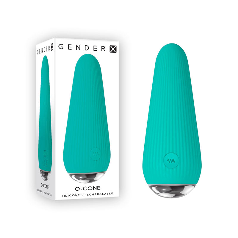 Gender X O-CONE - Blue 10.8 cm (4.25'') USB Rechargeable Bullet