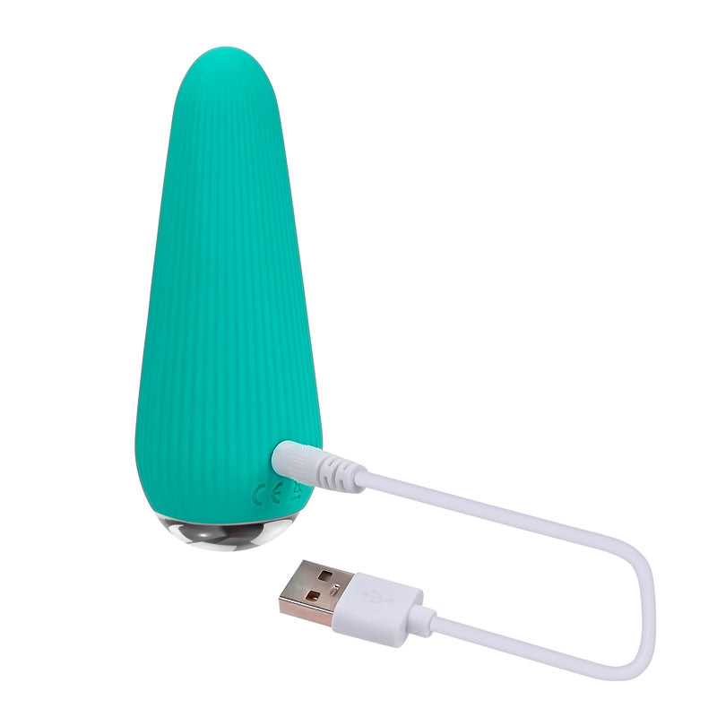 Gender X O-CONE - Blue 10.8 cm (4.25'') USB Rechargeable Bullet