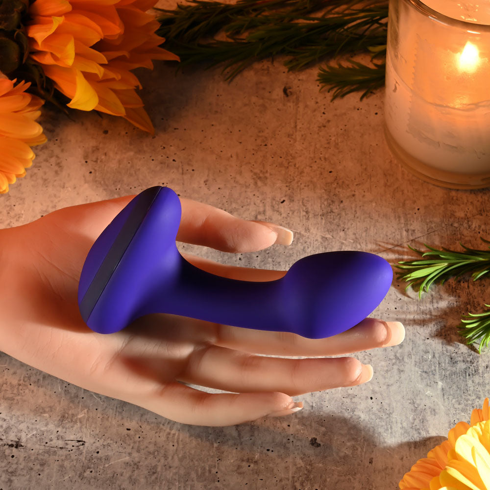 Gender X ANYBODYS PLUG - Blue 11.4 cm USB Rechargeable Vibrating Butt Plug