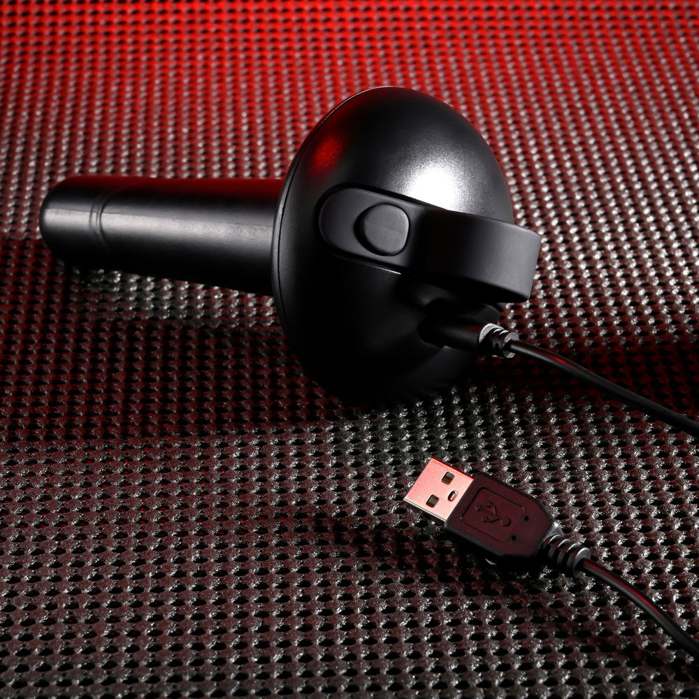 Gender X ECHO - Black 15.3 cm USB Rechargeable Butt Plug