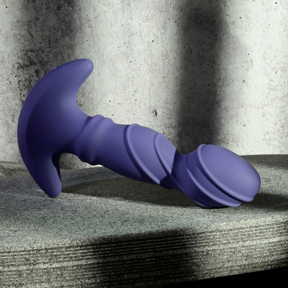 Gender X RING IT - Purple 16.5 cm USB Rechargeable Vibrator with Wireless Remote