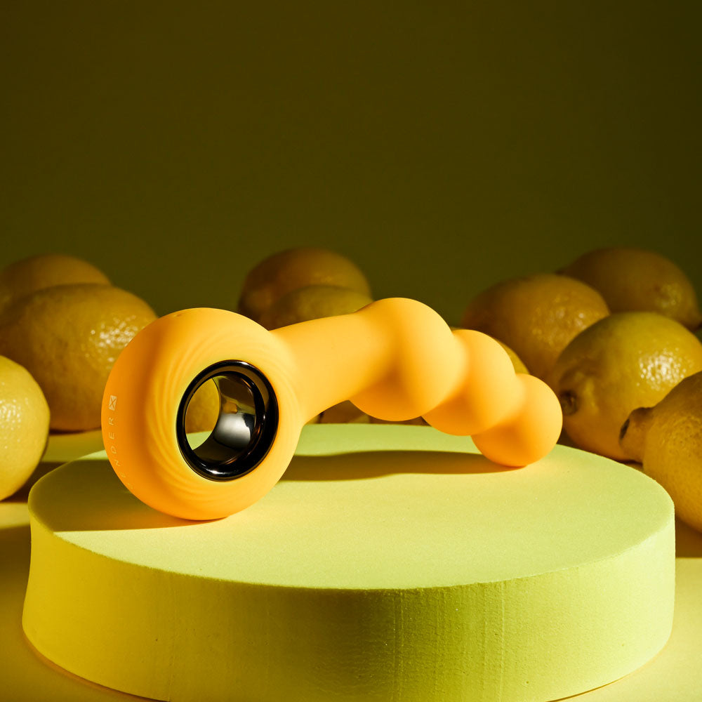 Gender X BUMBLE - Yellow 14.9 cm USB Rechargeable Butt Plug