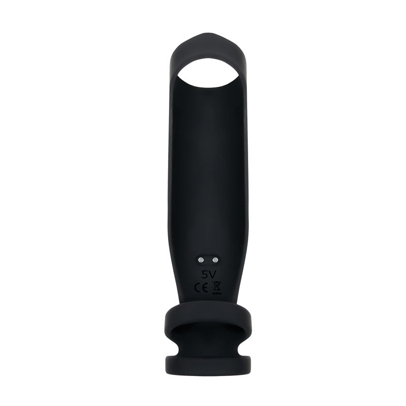 Gender X ROCKETEER - Black USB Rechargeable Vibrating Penis Sleeve