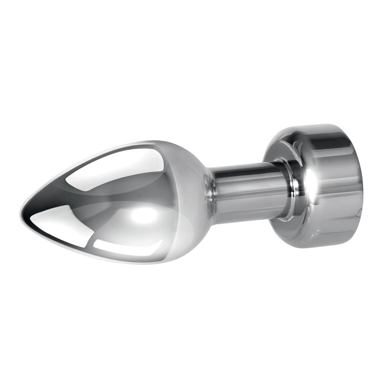 Gender X ROCKIN' METAL PLUG - Metallic 9.3 cm USB Rechargeable Butt Plug