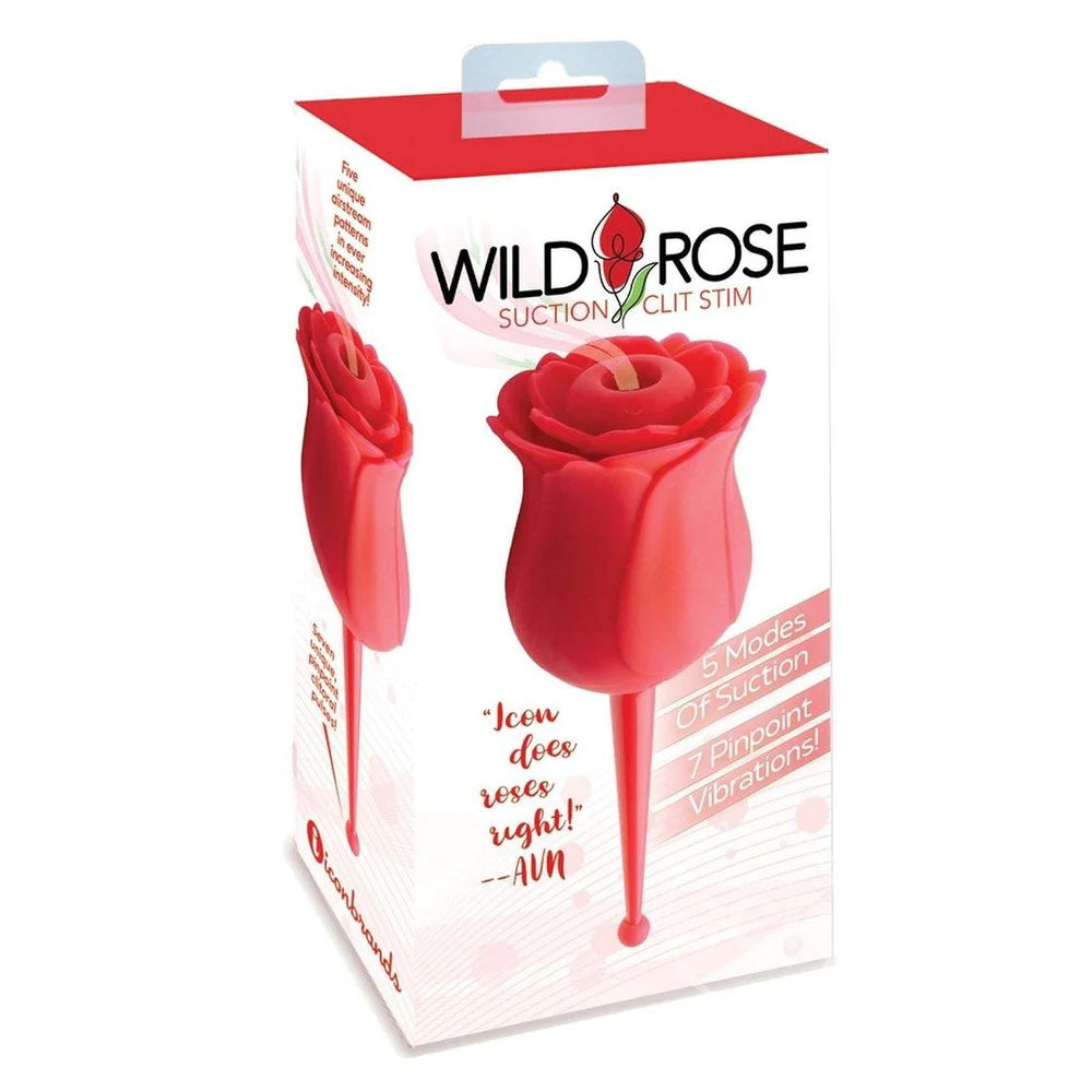 Wild Rose Le Point - Red USB Rechargeable Air Pulse Stimulator