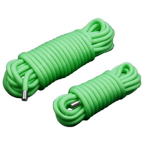 Glow in the Dark Green Rope 10m