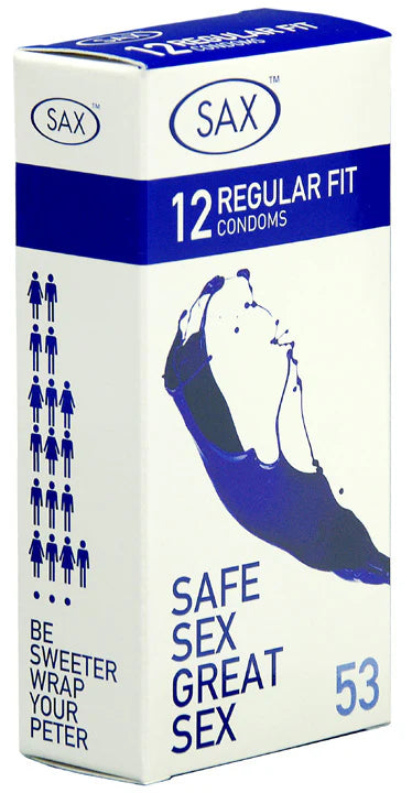 Sax Regular 12 Condoms