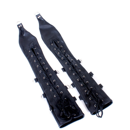 Arm Binder Bondage Opera Gloves Black