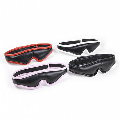 Padded Velco Leather Blindfold
