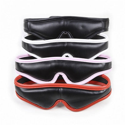Padded Velco Leather Blindfold