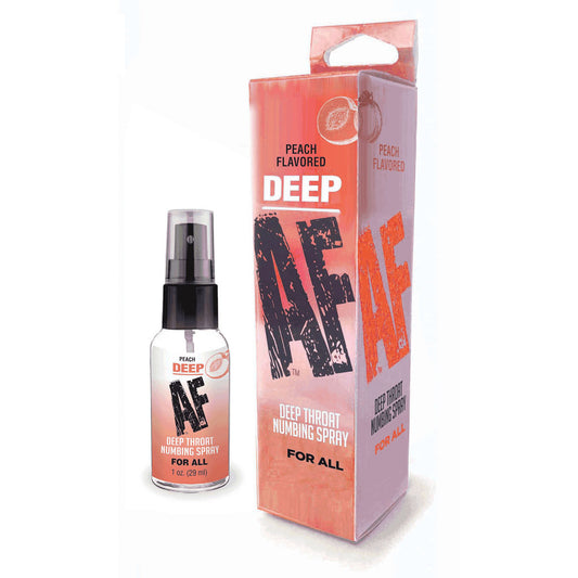 Deep AF - Peach - Peach Flavoured Deep Throat Spray - 29 ml