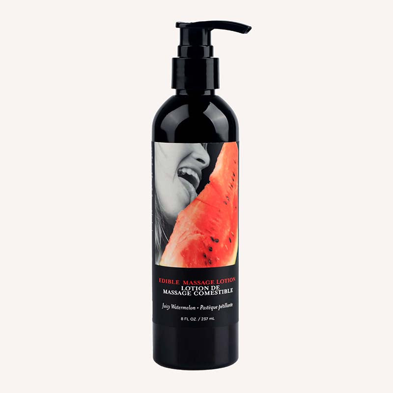 Edible Massage Lotion - Watermelon - Watermelon Flavoured Massage Lotion - 237 ml