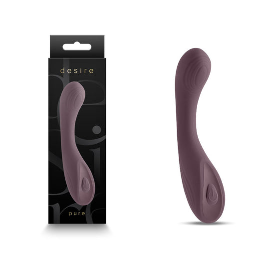 Desire - Pure - Purple - Purple 13.7 cm USB Rechargeable Vibrator